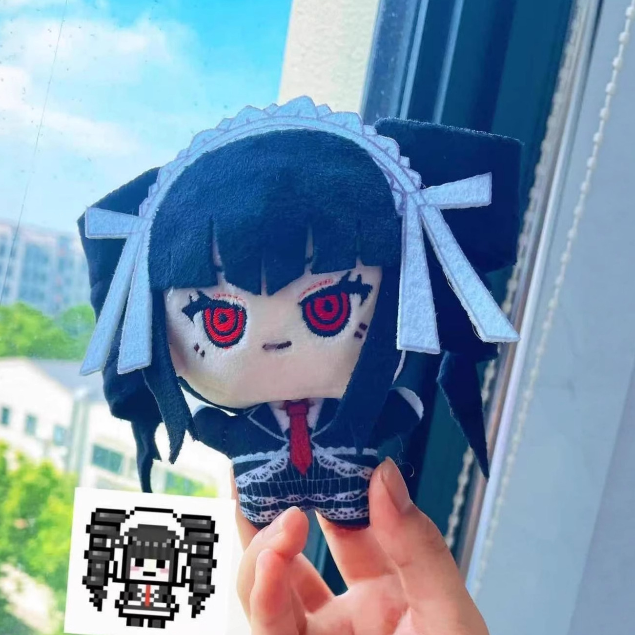 Cosplay Plushie Prop - 10 センチメートルセレスティア・ルーデンベルグぬいぐるみ人形アニメ康弘たえこコスプレ綿ぬいぐるみおもちゃペンダントキーホルダー誕生日クリスマスギフト