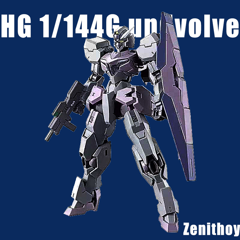 Bandai Gundam Rg - HG 144 魔女から水星シリーズ Gundvolve ポーズ可能なスナップフィットモデルキットモバイルヒューマノイドロボットアセンブリアクションフィギュア収集ギフト