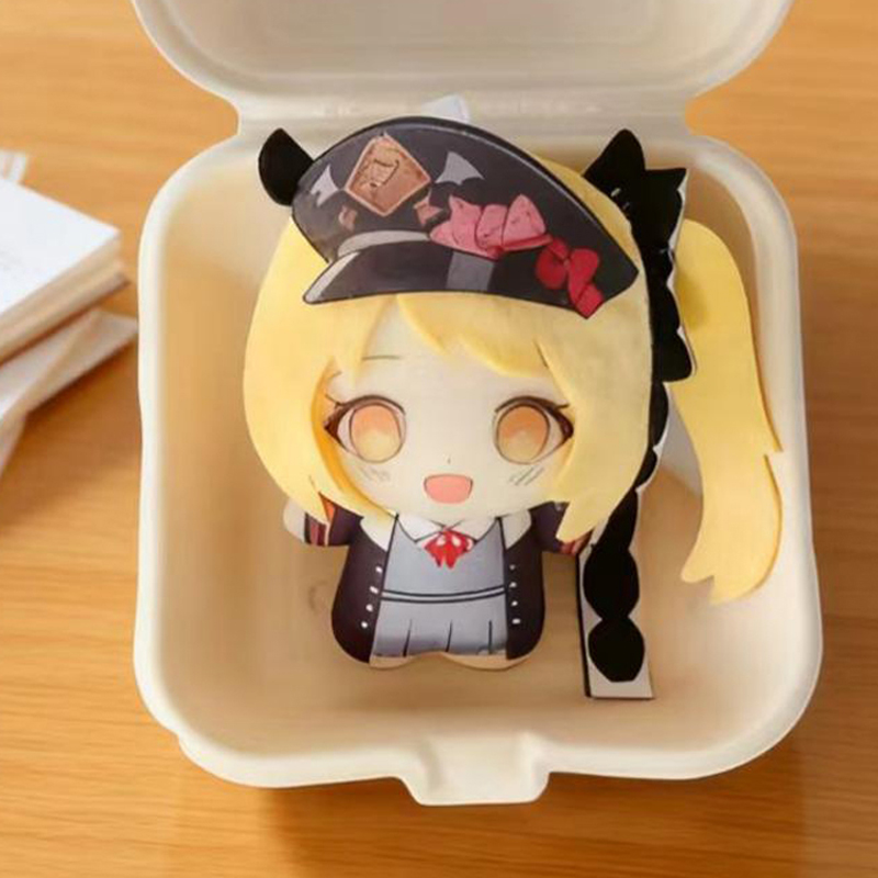 Cosplay Plushie Prop - 10cmの3種類の青いゲームタンガいぶきぬいぐるみ、タンガいぶきぬいぐるみ人形、装飾ペンダントキーホルダーギフト