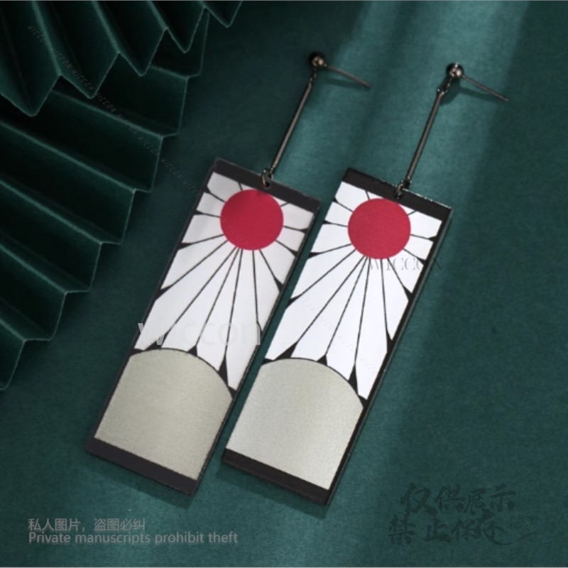 アクリルイヤリング耳クリップスタイルアクセサリー小道具アニメ - Acrylic Cosplay Prop のレビューと価格