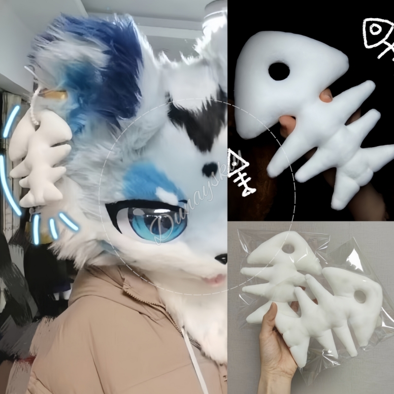 ぬいぐるみフィッシュボーンキーホルダー ファーコスチュームコ - Fishbones Cosplay Prop のレビューと価格