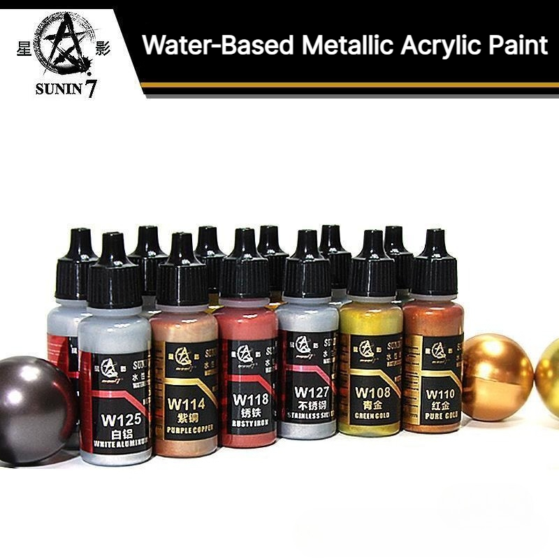 SUNIN 7 W101-124 20ml 環境に優しい水性 - Metallic Spray Paint のレビューと価格