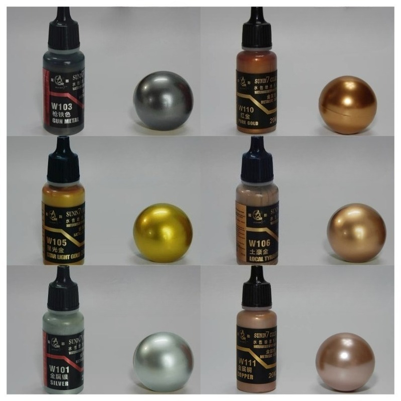 SUNIN 7 W101-124 20ml 環境に優しい水性 - Metallic Spray Paint のレビューと価格