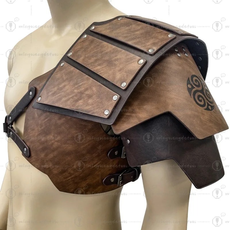 中世風片側肩甲 北欧風バイキング肩甲 レトロコスプレ舞台小道 - Prop For Cosplay のレビューと価格